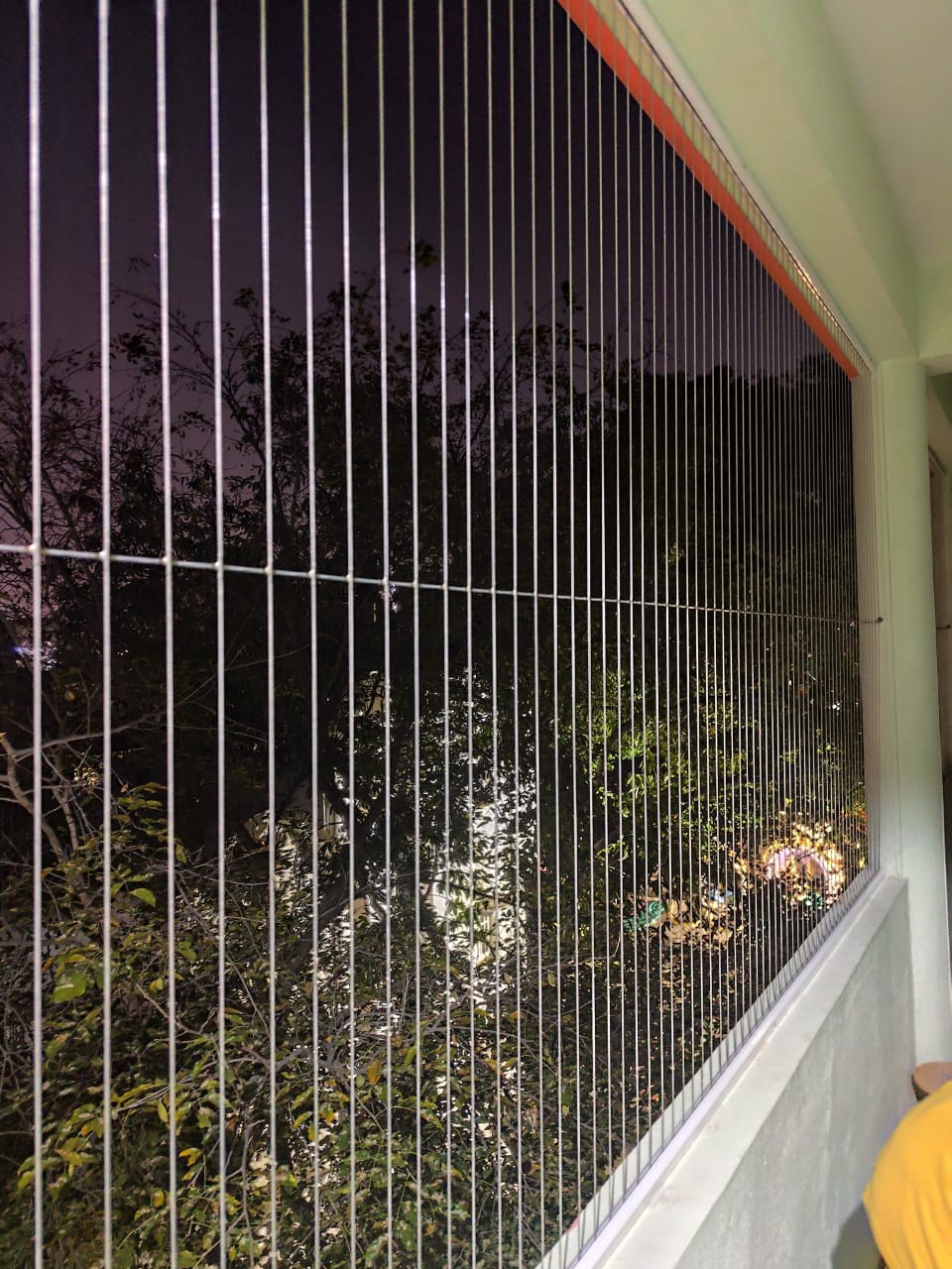 Window invisible grill installation